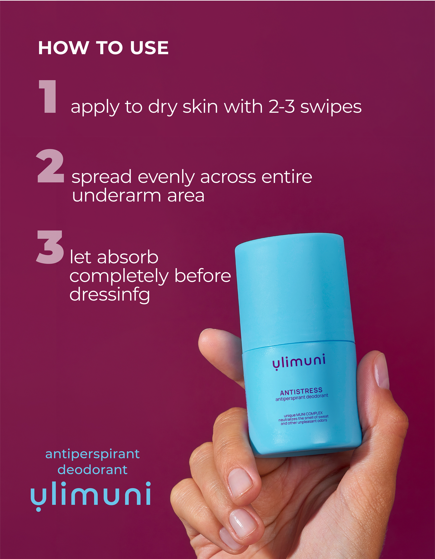 ROLL-ON DEODORANT-ANTIPERSPIRANT