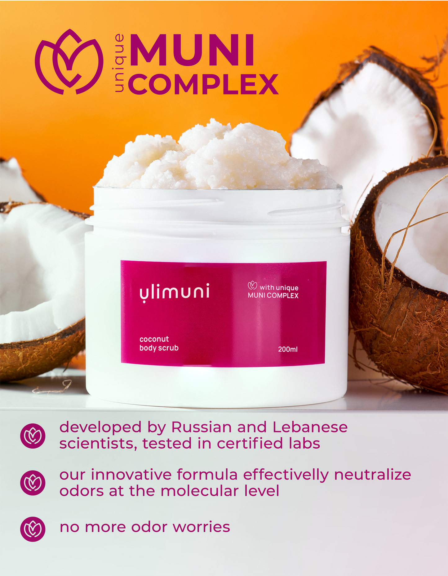 BODY SCRUB WITH COCONUT FLAKES