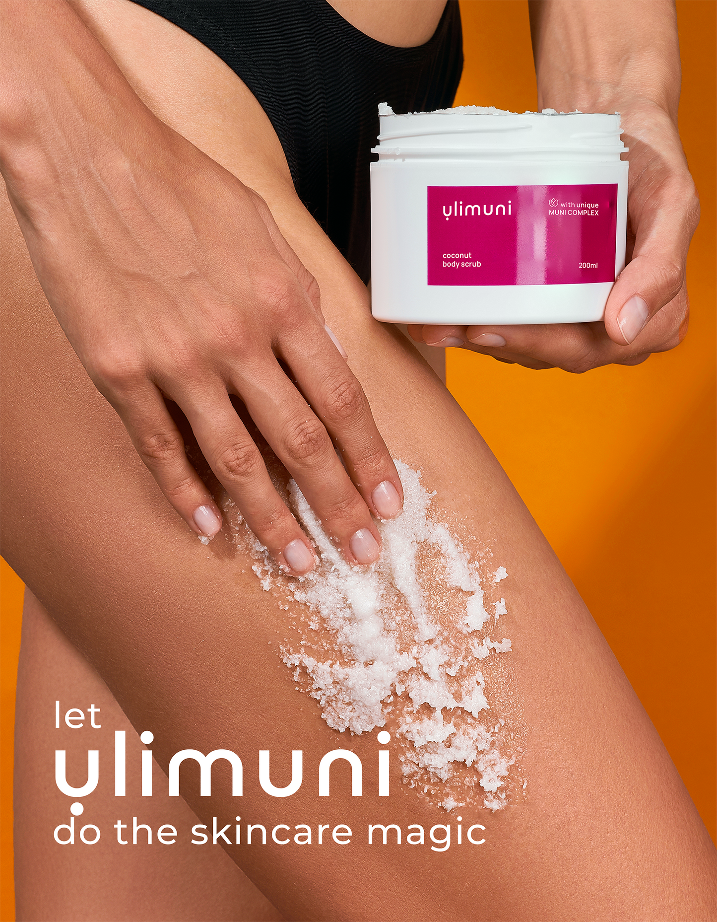 BODY SCRUB WITH COCONUT FLAKES